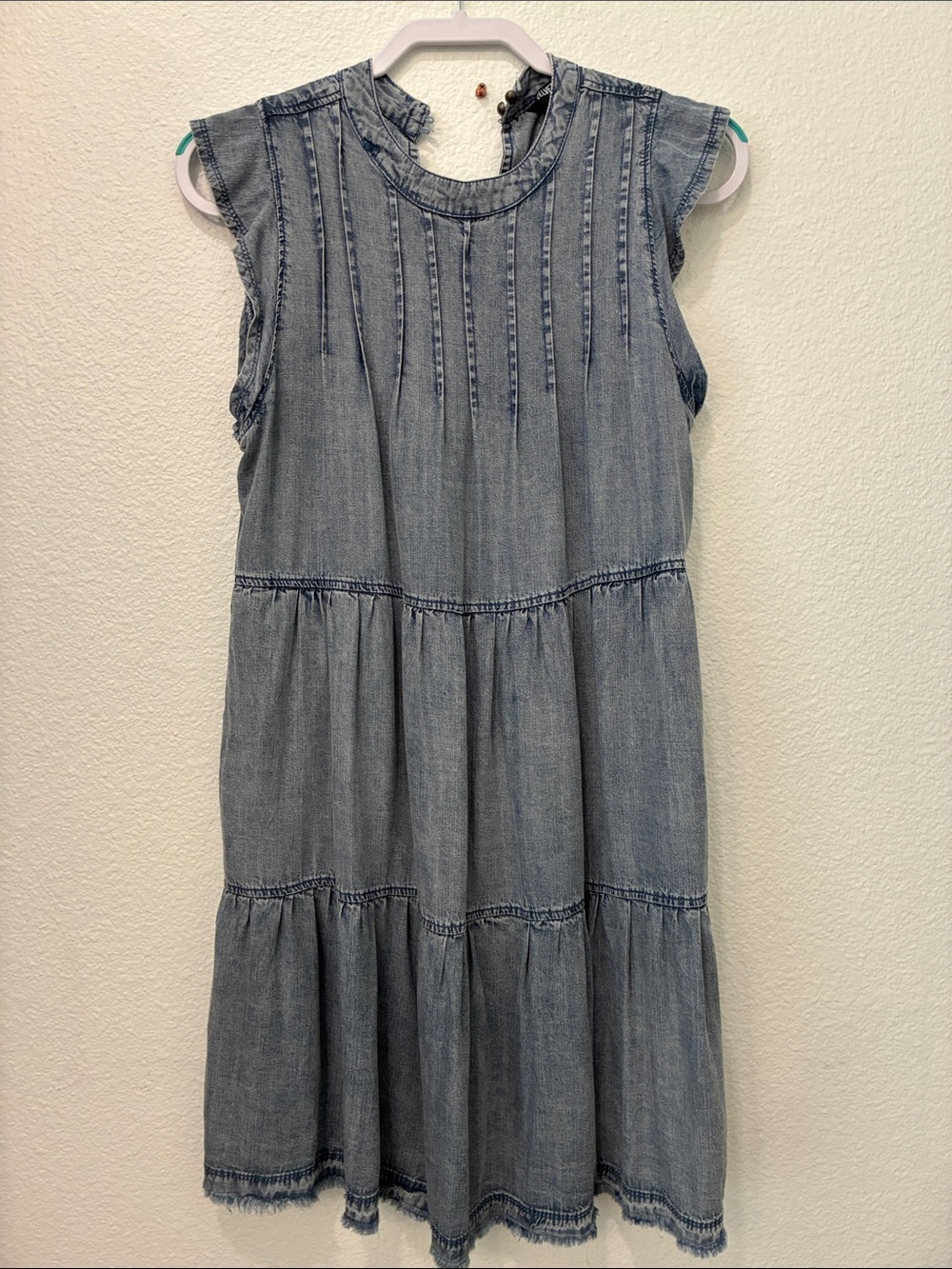 Denim chambray dress size small